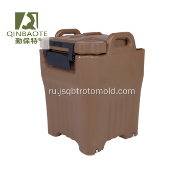 Коричневый 40l из нержавеющей стали, который не имеет носителя пищи, носитель